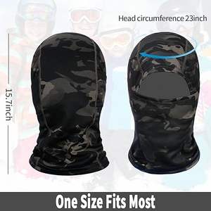 Masque de ski unisexe pour adultes en acrylique 100% personnalisable, best-seller, durable, masque facial à étiquette privée, cagoule respirante - Product Image 2