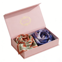 Boîte en carton rigide magnétique personnalisée, écologique et recyclée, pour chaussettes, foulards, bouquets, emballages cadeaux, avec papier gaufré