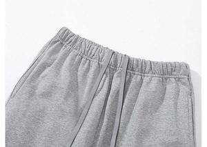 กางเกงวอร์มขาบานแบบเรียงซ้อนของผู้ชายมีแถบด้านข้างกางเกงขาบานแบบลำลองทรงตรงโค้งเอวยางยืดคุณภาพสูง - Product Image 5