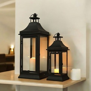 Romantic <b>Dinner</b> Ornament Creative Iron Metal <b>Candle</b> Holder Fancy Iron Lantern Jar <b>Candle</b> Light Room - Product Image 2