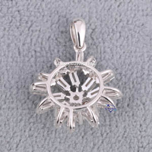 Colgante de diamante de moissanita de corte Baguette de Plata de Ley 925 de alta calidad para mujer, probador de diamantes de diseño personalizado - Product Image 6