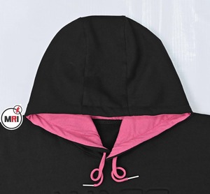 เสื้อฮู้ดลายนูนสำหรับผู้ชายเสื้อมีฮู้ดสองสีลายนูนพร้อมโลโก้ปักที่ด้านหลังออกแบบ3D ได้ตามต้องการ - Product Image 6