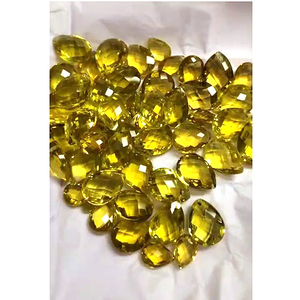 53ชิ้นของมะนาวควอตซ์ธรรมชาติขนาด14x9มม. 20X15มม. ลูกแพร์ briolette หยด660 CTS Lot iroc ขายพลอยเทียมเรา $159สำหรับทุกคน - Product Image 1