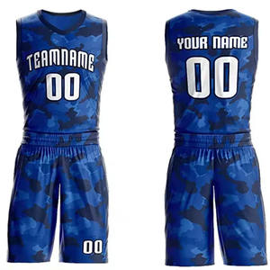 Vente en gros de maillots et shorts de basket-ball Logo personnalisé Nom et numéro de l'équipe Uniforme sportif confortable et à séchage rapide - Product Image 6