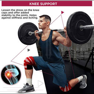 Gym Workout <b>Knee</b> <b>Wraps</b> Gym Weight Lifting Bandage Weightlifting New Best Quality <b>Knee</b> <b>Wraps</b> - Product Image 6