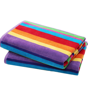 Fourniture directe en usine du Pakistan Serviette de plage de couleur blanche personnalisée Service OEM Serviette de plage et essuie-mains pour usage personnel - Product Image 4