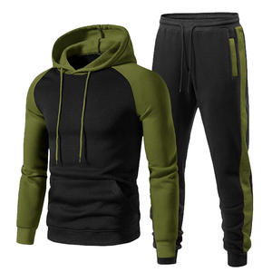 Conjunto Jogger polar con capucha para hombre, chándal con cremallera en color sólido con pantalla DTF DTG y sublimación de impresión digital - Product Image 4