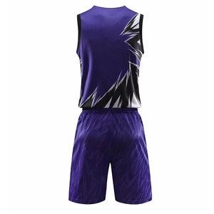 Ensemble d'uniformes de basket-ball respirants personnalisés populaires bon marché maillot de basket-ball pour hommes uniforme de basket-ball de haute qualité - Product Image 4