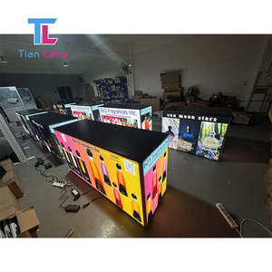 Feria comercial portátil SEG tela caja de luz soporte LED aluminio publicidad pantalla Pop Mesa exposición cabina pantallas de mesa - Product Image 2