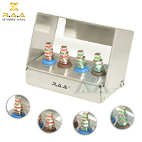 Kit de mini-embouts pour implants dentaires R.A.A.INTERNATIONAL, embouts hexagonaux universels, 4 pièces, certifiés CE, embouts métalliques RAA-132, garantie de 3 ans