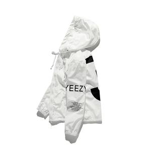 Windbreaker Jacket Canvas Men Women High Street Waterproof Windproof Breathable Outwear Letter Printed <b>Thin</b> Casual Clothes Top - Product Image 2