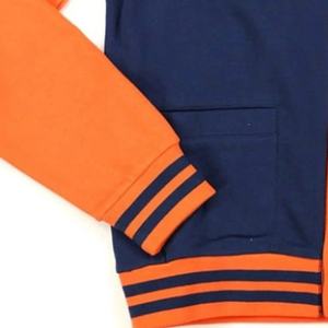 Pull en molleton décontracté brodé personnalisé cardigan pull en molleton à manches décontractées avec rayures pull unisexe d'hiver - Product Image 5