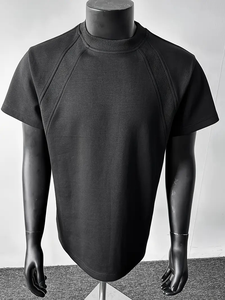 เสื้อยืดคอกลมผู้ชายน้ำหนักเบาผ้าไม่ยืดใส่ได้ทุกวันเสื้อยืดเรียบง่ายสำหรับใส่ในสำนักงานนอกสถานที่และปาร์ตี้ - Product Image 6