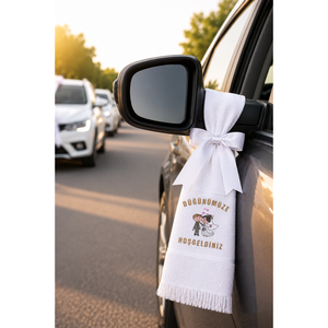 Twelve Mini White Wedding Towels for Your Special Day - Product Image 1