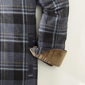 Vestes chaudes lâches de cru des hommes, vestes décontractées d'hiver de cru des hommes - Product Image 4