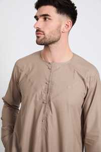 Túnica Thobe negra con capucha marroquí informal para hombre, bolsillos con cremallera, ropa islámica bordada, stock al por mayor, estilo musulmán modesto - Product Image 6