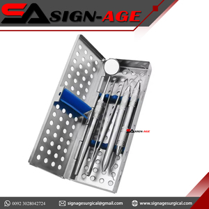 Wholesale Stainless Steel Oral Care Dental Instruments Kit Including Dental Mirror With Customized Logo - Product Image 4