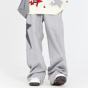 Custom Star Printed Cotton <b>Sweatpants</b> for <b>Women</b> Casual Jogger Pants with Super Baggy Design Manufacturer's Trouser From Pakistan - Product Image 4