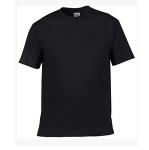 เสื้อยืดคอกลมแขนสั้นสำหรับผู้ชายคอกลมสีขาวดำน้ำเงินแดงเทาผ้าฝ้าย100% บริสุทธิ์ - Product Image 2