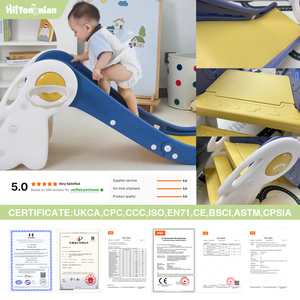 Tobogán independiente de plástico HDPE portátil para niños, tobogán para interior, parque infantil, tobogán para niños pequeños, jardín - Product Image 6