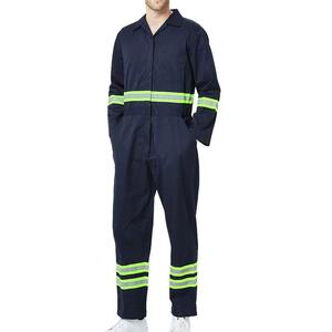 Uniforme DE SEGURIDAD OEM para hombre, mono de trabajo Antiestático de algodón 100% para soldadores, Uniforme de Construcción para trabajadores de campos petrolíferos - Product Image 2