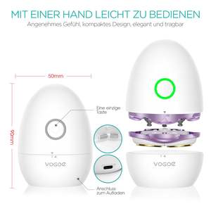 Tondeuse corporelle électrique sans fil pour femme, rasoir humide et sec pour le visage, les jambes, les aisselles et la zone du bikini, étanche - Product Image 3