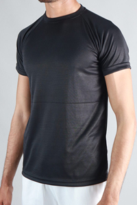 Camisetas de manga corta con ajuste muscular para hombre, ropa de gimnasio de poliéster 100% de alta calidad, camisetas de ejercicio físico atlético para niños en blanco - Product Image 6