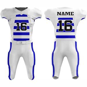 Service OEM, maillot de football américain personnalisé par sublimation, court, respirant, antibactérien, protection UV, évacuation de l'humidité, vente en gros - Product Image 1