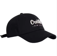 Casquette de baseball vintage sportive avec logo brodé, 100% coton, tendance, haute qualité, boucle métallique réglable, 6 panneaux, style Dad Hat