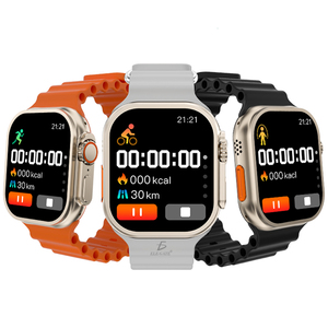 Smartwatch S8 Ultra Max Serie 8 con Display AMOLED, Cinturino in Silicone, Ricarica Magnetica, NFC, SDK, IP68, Risposta alle Chiamate, Pagamenti - Product Image 1