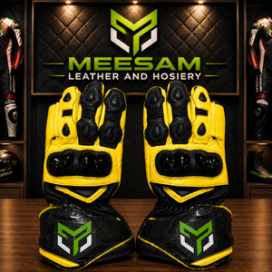 Gants de moto en cuir pour la course, nouveaux modèles 2027, protection complète des doigts, gants de course respirants et ventilés pour side-car - Product Image 4