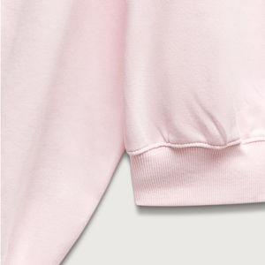 Haute qualité femmes automne/hiver haut court extérieur tissu épais sweat avec Logo personnalisé sur le devant pour le jogging - Product Image 6