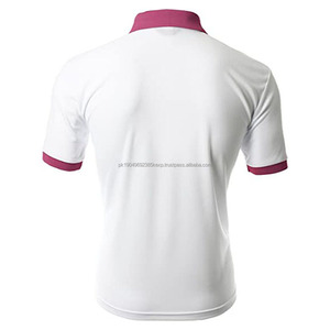 Polo para hombre transpirable de color sólido con logotipo personalizado, nuevo diseño de Venta caliente - Product Image 4