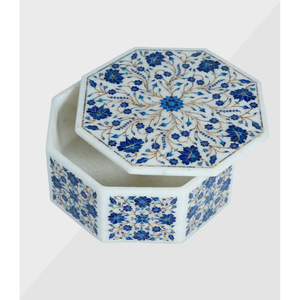 Joyero de mármol redondo grande, mármol sólido para collares, pendientes, baratijas, elegante organizador de almacenamiento a precio competitivo - Product Image 4