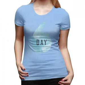 T-shirt imprimé à manches courtes et col rond pour femmes de qualité supérieure - Product Image 1