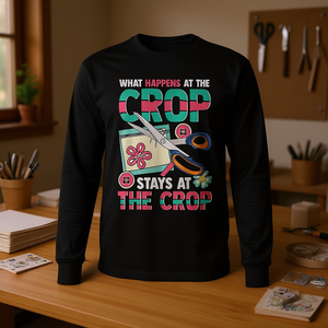 Camiseta de Manga Larga para Manualidades, Scrapbooking, Retiro Creativo, Producto Promocional - Product Image 3