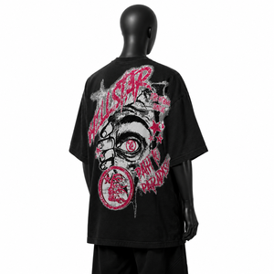 Camiseta Gráfica Oversize de Algodón Premium para Hombre, Estilo Urbano, Personalizable - Product Image 4