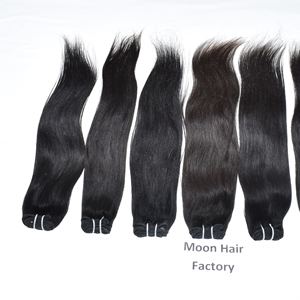 Directo de fábrica india, cabello humano Remy Virgen sin procesar, cabello liso virgen brasileño y de alta calidad sin procesar - Product Image 4