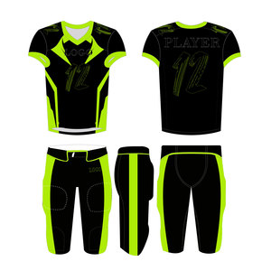 La mejor última ropa deportiva americana Uniformes de fútbol americano Estilo Camisetas de fútbol y uniforme Conjunto de 2 piezas - Product Image 4