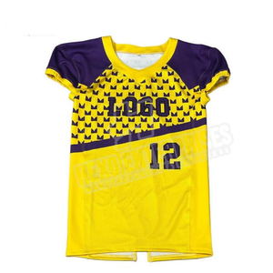 Vente de gros OEM Maillot de football américain & Rugby Maillot d'équipe sublimé blanc respirant - Product Image 1