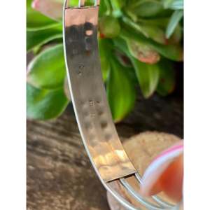 Navajo Handmade Red <b>Opal</b> & Sterling Silver Inlay Cuff <b>Bracelet</b> Cultural Collectible Jewelry - Product Image 5