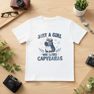T-Shirt Unisex 210GSM 100% Cotone Casual Modello Rose con Stampa Personalizzata Serigrafica e DTG Abbigliamento Casual - Product Image 3