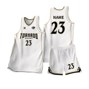 Conjunto de Camiseta y Pantalones Cortos de Baloncesto Premium, Material Transpirable de Secado Rápido, Venta al por Mayor - Product Image 3