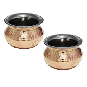 หม้อทำอาหารรูปทรงโค้งมนหม้อทองแดงสำหรับทำอาหารโรงแรมร้านอาหาร - Product Image 2