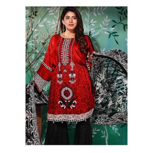 Traje de viscosa bordado Tawakkal Azure - 3983-B - Product Image 1