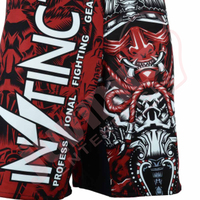 Shorts de combat MMA pour hommes, nouvelle conception, légers, respirants, impression par sublimation personnalisée, taille élastique.