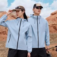 Veste coupe-vent unisexe personnalisée pour l'hiver, nouvelle conception élégante imperméable avec capuche, fermeture éclair longue, épaisseur fine