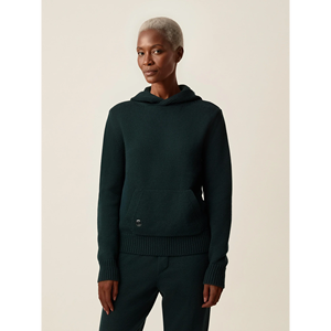 Mezcla de algodón suave Sudadera con capucha para mujer Bangladesh OEM ODM Proveedor personalizado Transpirable Secado rápido Teñido liso Ropa para las cuatro estaciones - Product Image 1