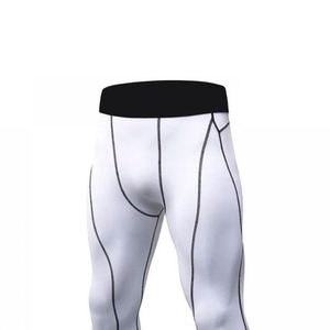 Leggings de sport décontractés pour hommes à bas prix, coupe ajustée, collants de haute qualité, pantalon de sport de compression, matière en élasthanne premium - Product Image 3