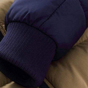 Veste bouffante pour hommes à la mode, vêtements d'hiver haut de gamme coupe ajustée, veste en duvet vierge unie - Product Image 3
